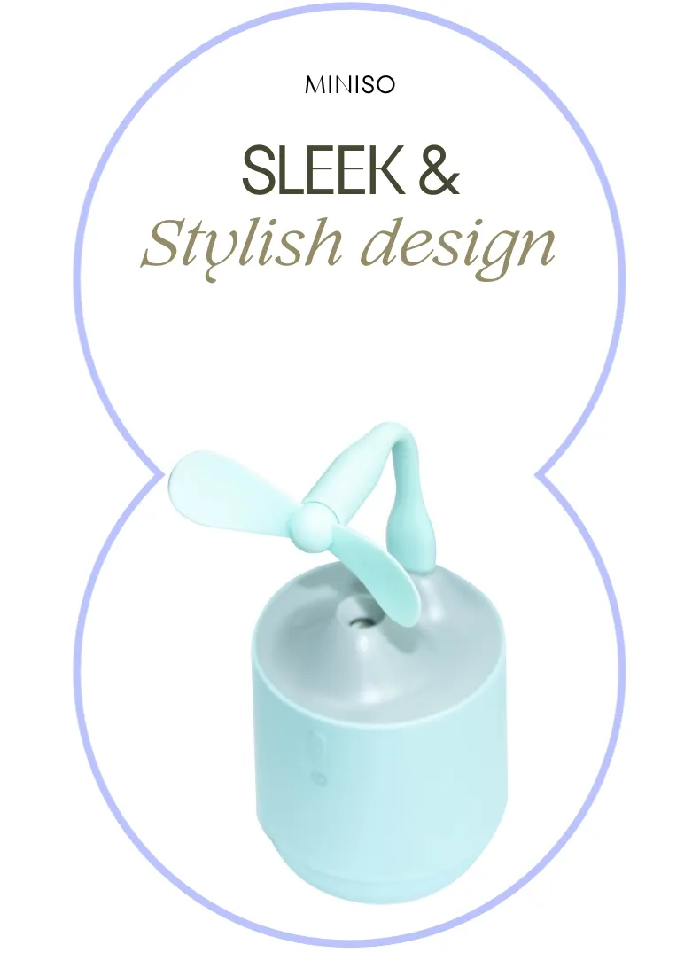 MINISO 200ML Blue USB Cool Mist Humidifier Miniso Kenya