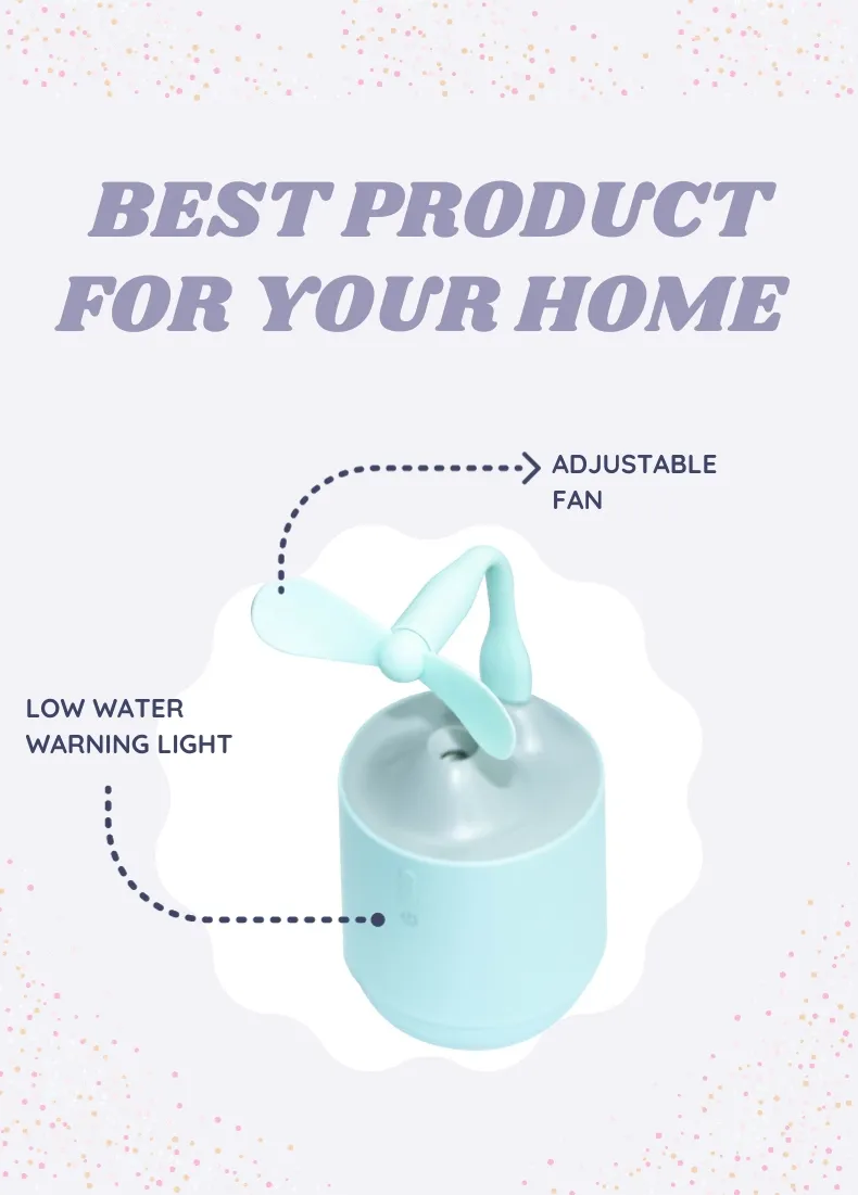 MINISO 200ML Blue USB Cool Mist Humidifier Miniso Kenya
