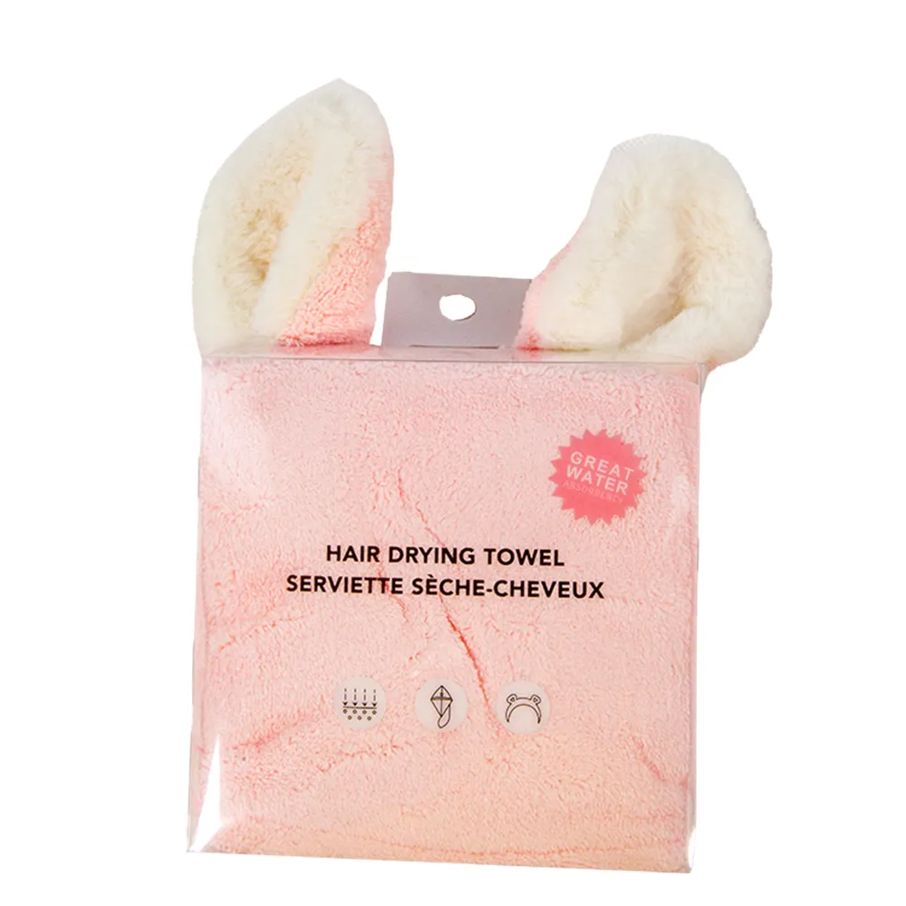 Bunny Ears Hair Drying Towel Miniso Kenya