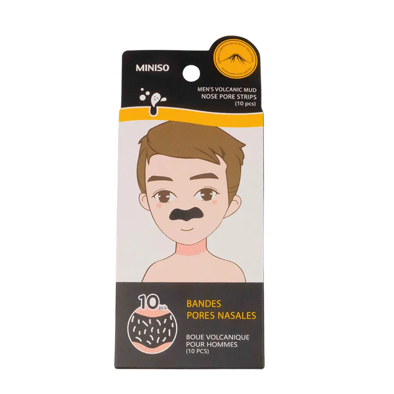 Men's Volcanic Mud Nose Pore Strips (10 pcs) Miniso Kenya