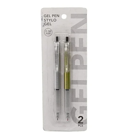 0.38mm Gel Pen (Black Ink, 2 Pc)