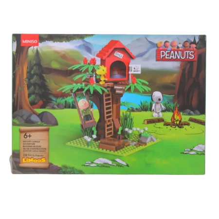 Snoopy Jungle Adventure Building Blocks A(The Tree House, 287 pcs)