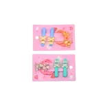 Contrast Color Stars Hair Clips (6 pcs)