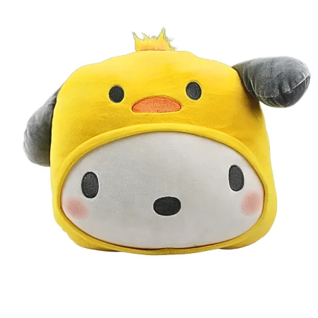 Sanrio character Head-Shape Pillow (Pochacco)