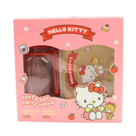 Hello Kitty Bento Box & Water Bottle Set