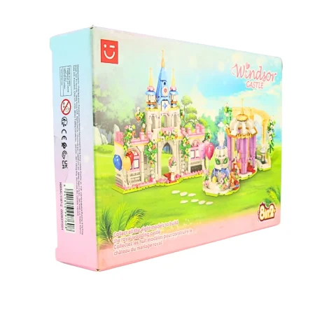 MiniGirl - Royal Wedding Castle Building Blocks QL1187(Model B, 134 Pcs)