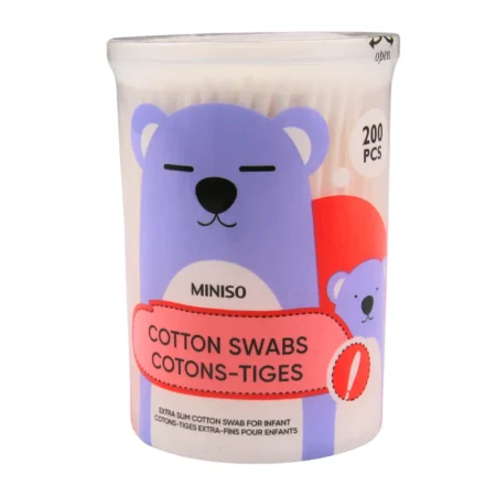 Extra Slim Cotton Swab for Infant (200 Pcs)