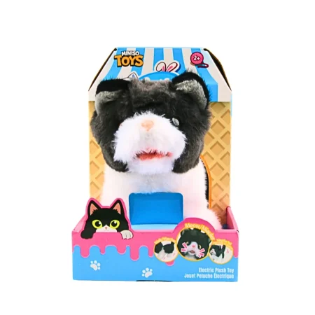 Walking Electric Plush Toy with Sound & Wagging Tail (British Shorthair)