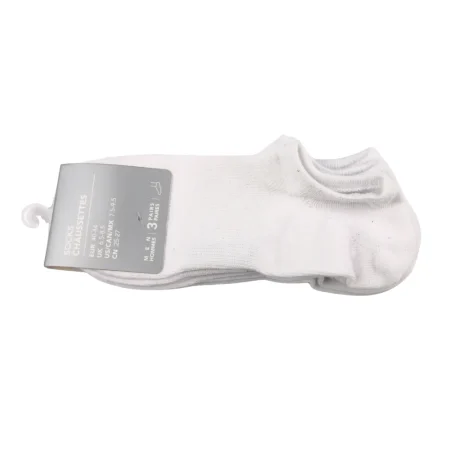 Breathable Series Men's Low-Cut Socks (3 Pairs)(White)