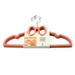 Flocking Clothes Hanger for Kids-4pcs (Bowknot)