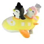Travel Series Wedding Dress Penguin Airplane Plush Toy