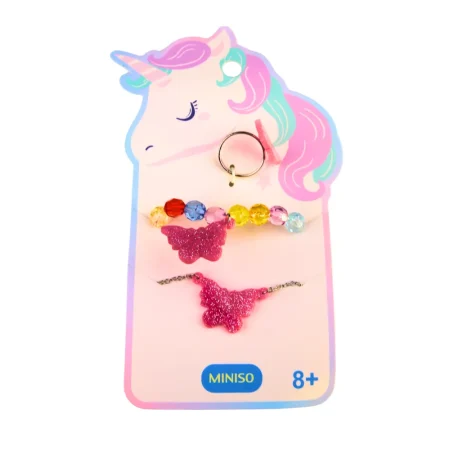 Butterfly Beaded Jewelry Set (3 pcs)